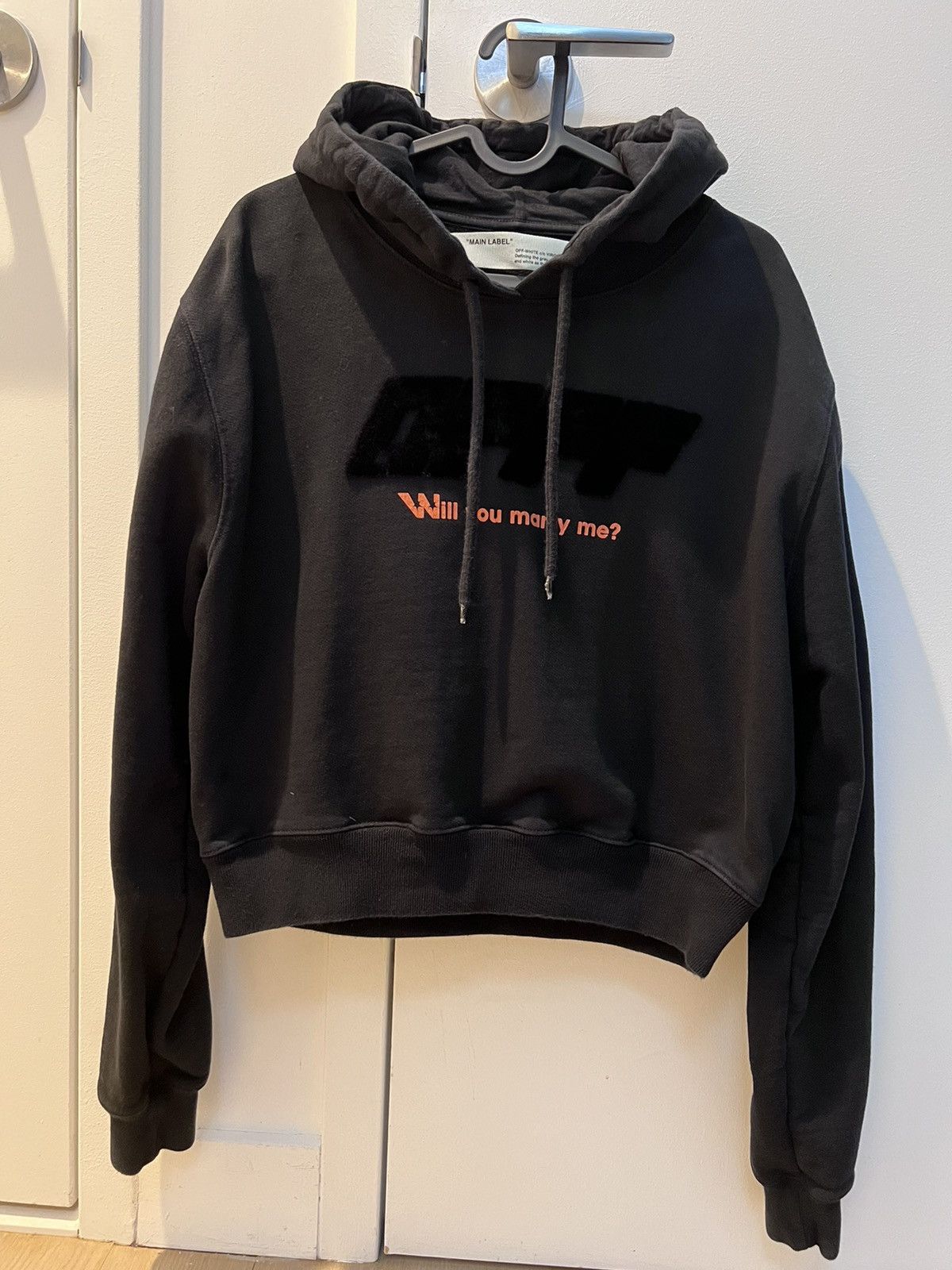 Off white will clearance you marry me hoodie