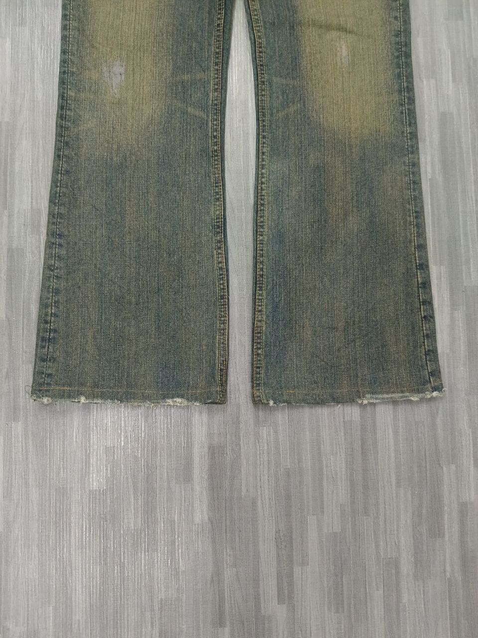 Japanese Brand FLARE RUSTY DENIM CRAFT PANTS Size US 32 / EU 48 - 7 Thumbnail