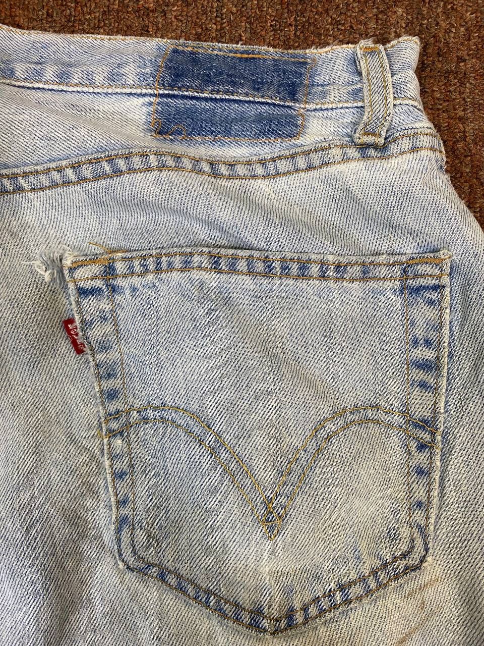 Levi's vintage levis 550 relaxed fit distressed denim Size US 36 / EU 52 - 4 Thumbnail