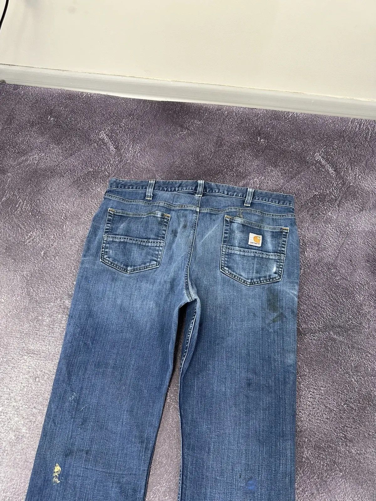 Carhartt × Vintage Vintage Carhartt Relaxed Fit Blue Denim American Hype Jeans Size US 38 / EU 54 - 6 Thumbnail