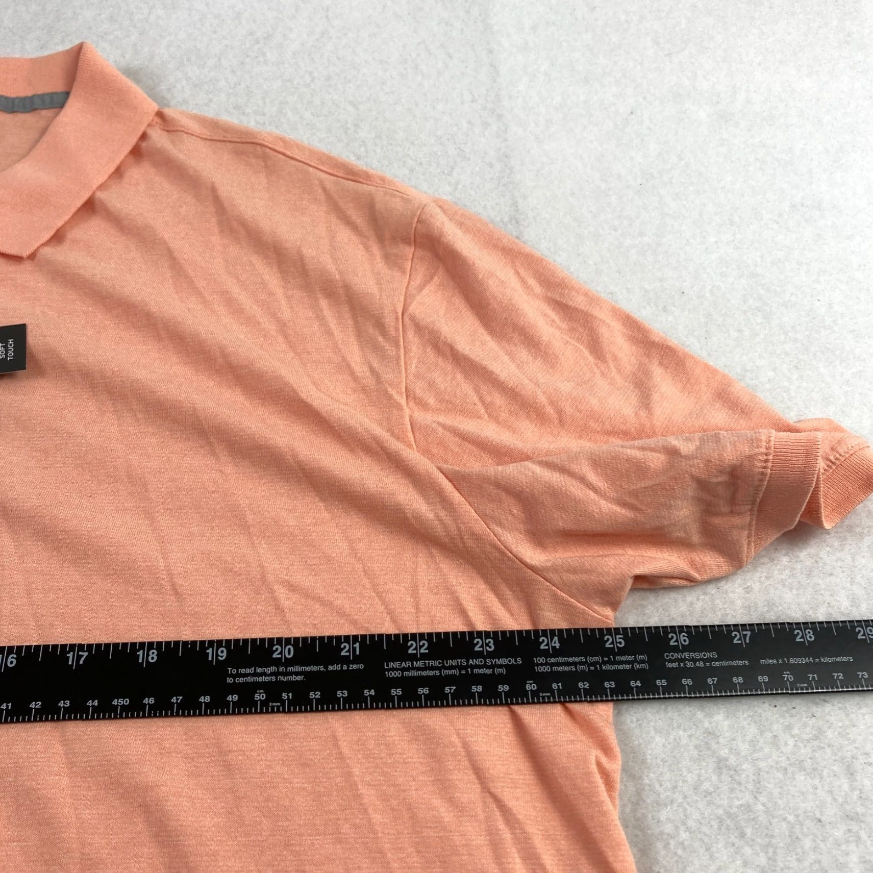 Van Heusen Van Heusen Polo Shirt Mens 2XL Regular Pink Short Sleeve Polo Shirt Casual Size US XXL / EU 58 / 5 - 7 Thumbnail