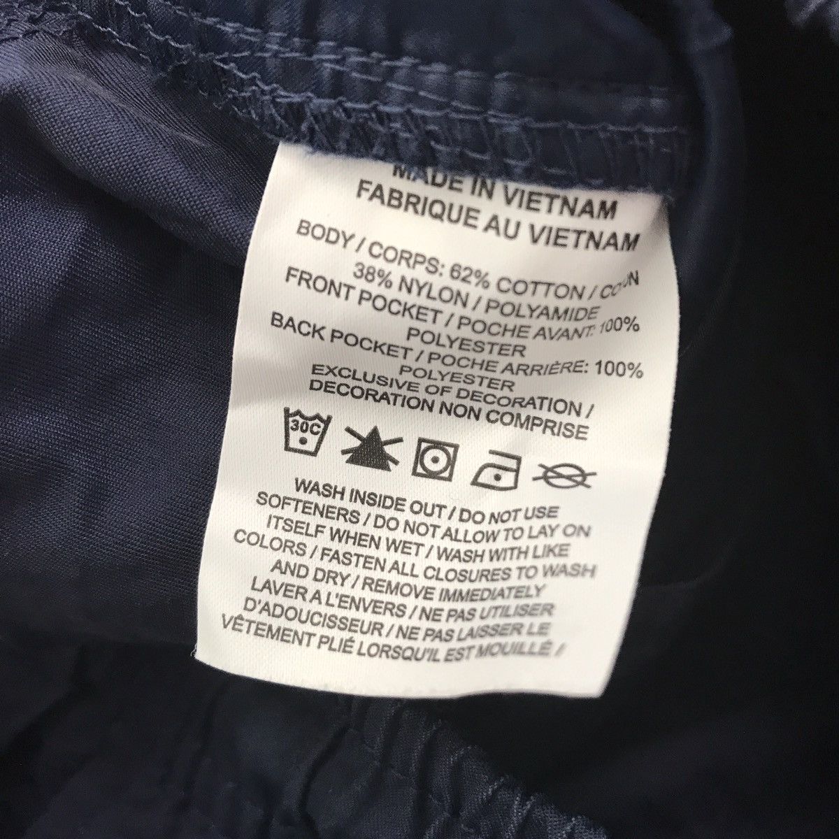 Nike Nike Cargo Twill Chino Pants Blue Mens Medium Size US 36 / EU 52 - 4 Thumbnail