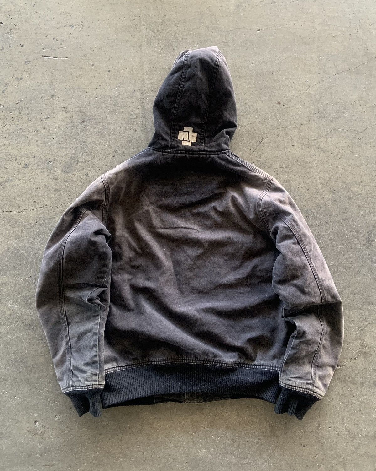 Vintage Rammstein Faded Black Active Jacket Size US M / EU 48-50 / 2 - 9 Thumbnail