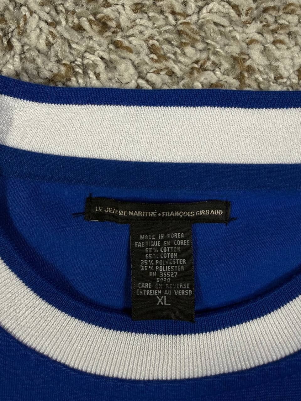Marithe + Francois Girbaud Marithé François Girbaud Rugby Long Sleeve Embroidered Logo Size US XL / EU 56 / 4 - 9 Thumbnail