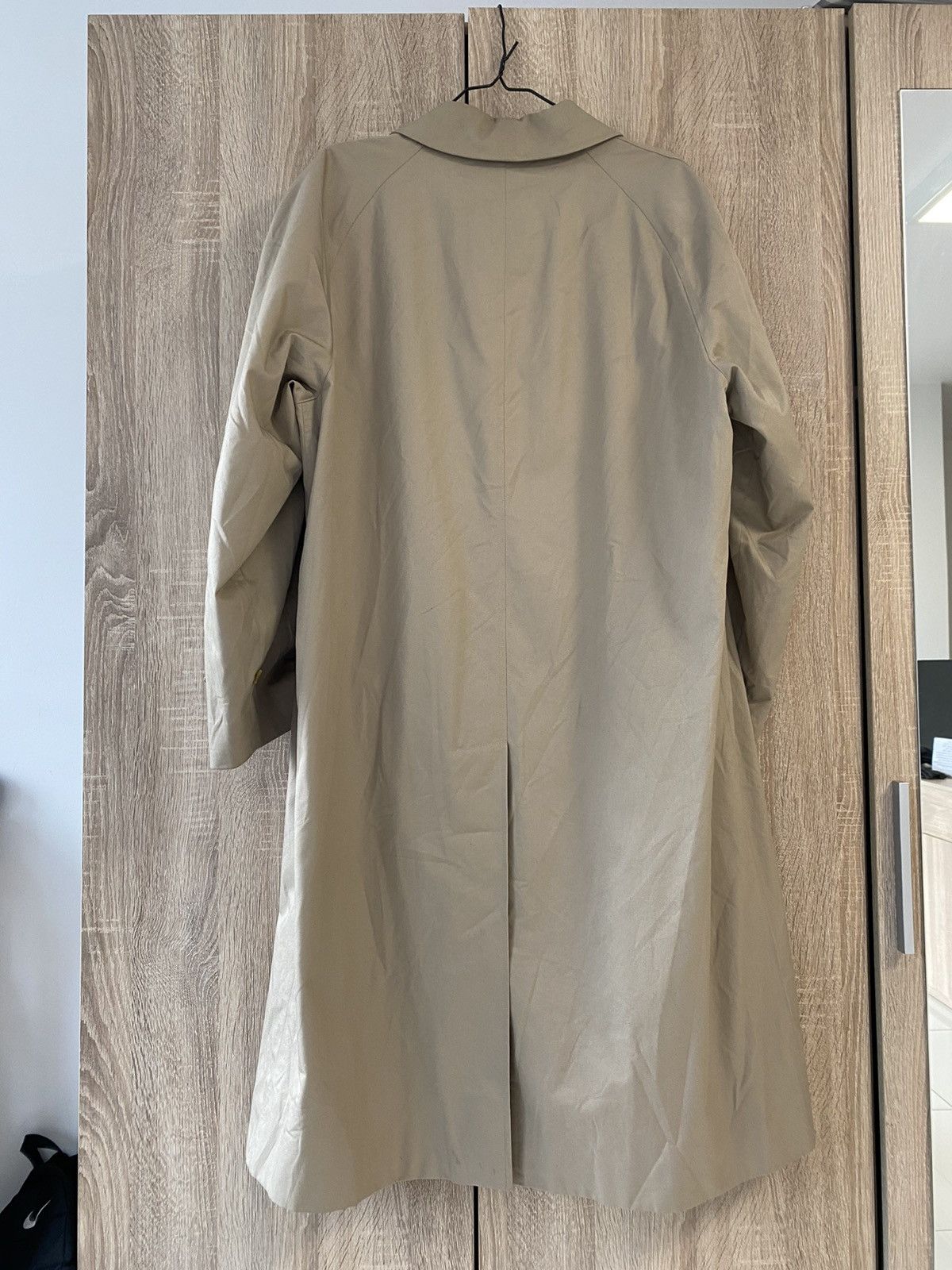 Burberry Vintage 90s Burberry Trench Coat Jacket Nova Check Size L-XL Size US XL / EU 56 / 4 - 11 Thumbnail