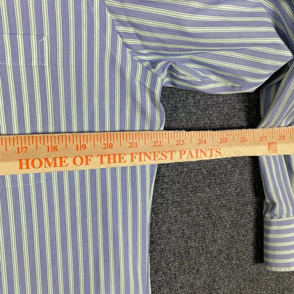 Kirkland Signature Kirkland Dress Shirt Men's 15.5 32 Striped Extra Long Staple Size US S / EU 44-46 / 1 - 5 Thumbnail