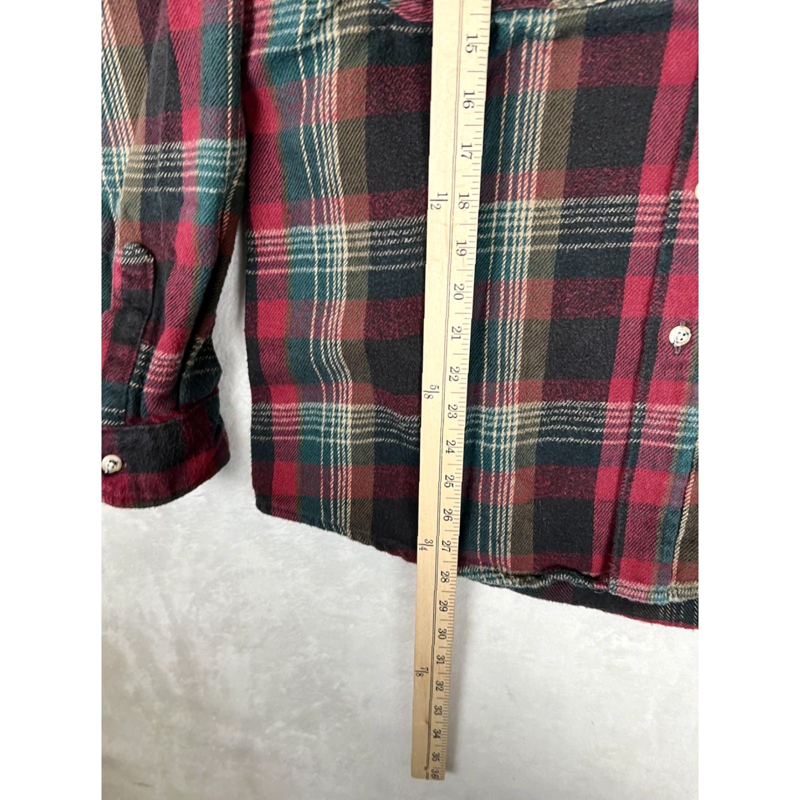 Vintage VINTAGE Field & Stream Shirt Mens XL Red Plaid Flannel Lined Long Sleeve Button Up Size US XL / EU 56 / 4 - 4 Thumbnail
