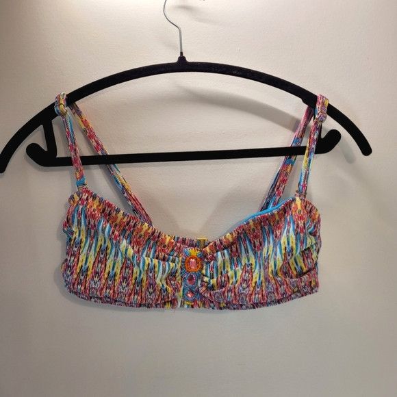 Other Soraya Colorful Strappy Bralette + Bottom Bikini - M Size ONE SIZE - 1 Thumbnail