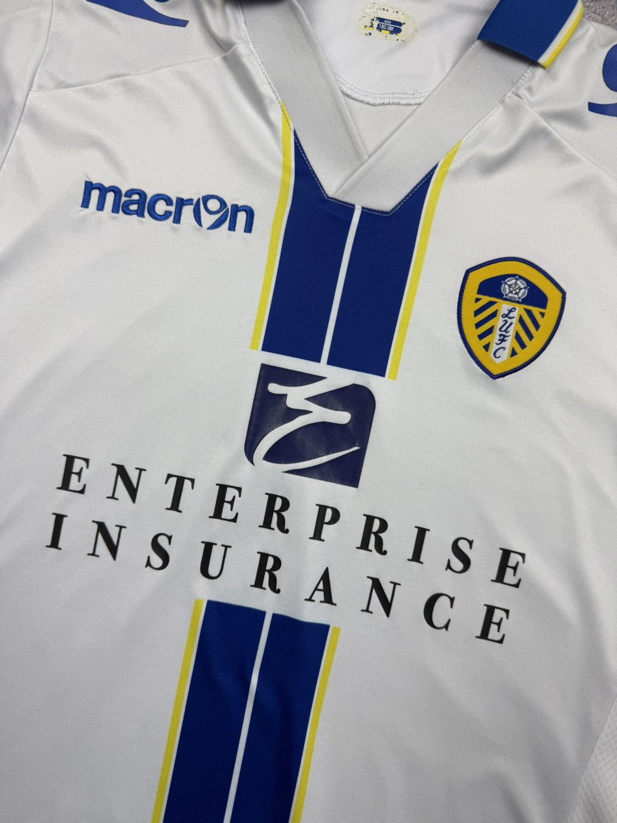 Macron Leeds United FC Macron Home Football Shirt Soccer Jersey Size US L / EU 52-54 / 3 - 12 Thumbnail