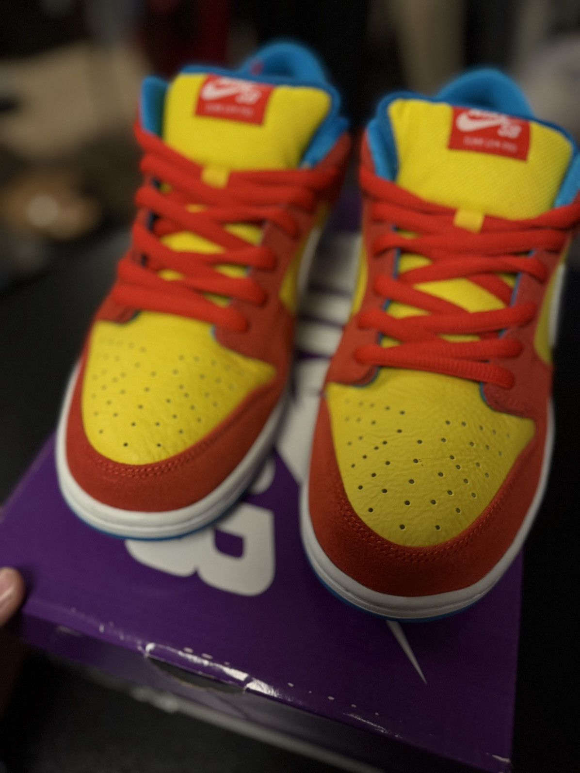 Nike Nike Dunk Low SB Bart Size 10.5 (BQ6817-602) 🧼 Size US 10.5 / EU 43-44 - 7 Thumbnail