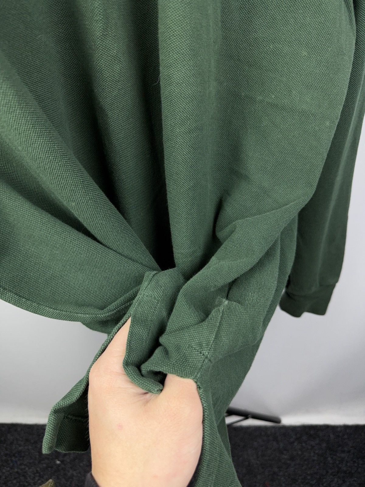 Polo Ralph Lauren 90s Retro Vintage Polo Ralph Lauren Long Sleeve Shirt Green Size US XL / EU 56 / 4 - 10 Thumbnail