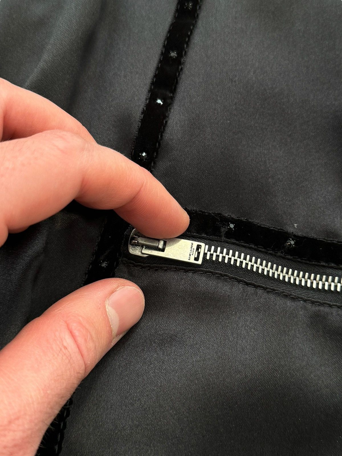 Saint Laurent Paris 2021 Viscose Acetate Lightweight Windbreaker Size US L / EU 52-54 / 3 - 8 Thumbnail