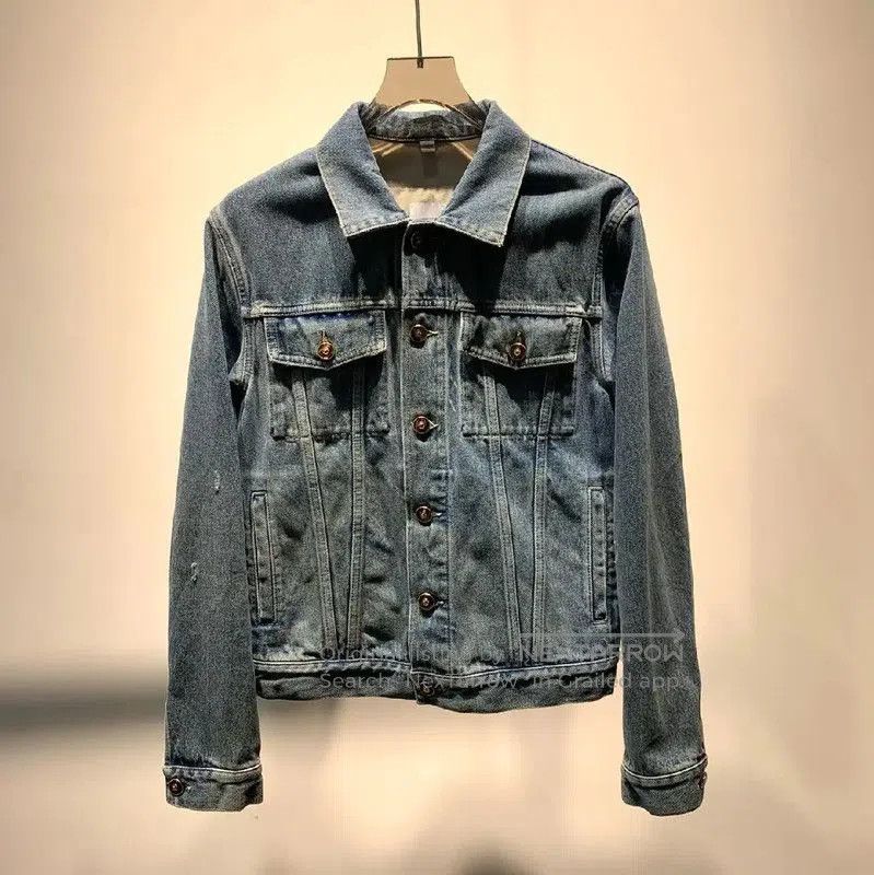 Burberry Blue Denim Men's Jacket.