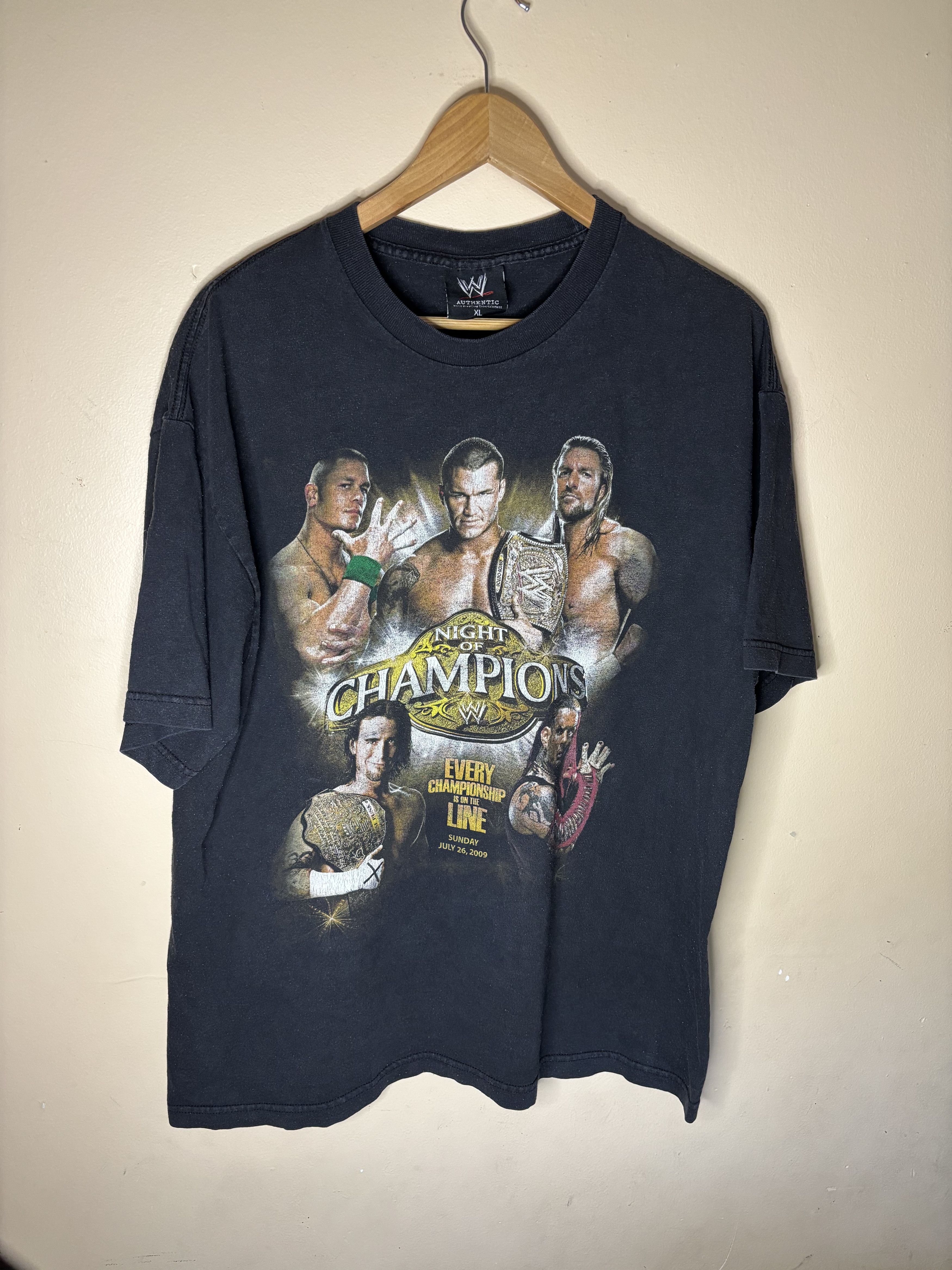 Rare 2009 Night of Champions WWE Shir