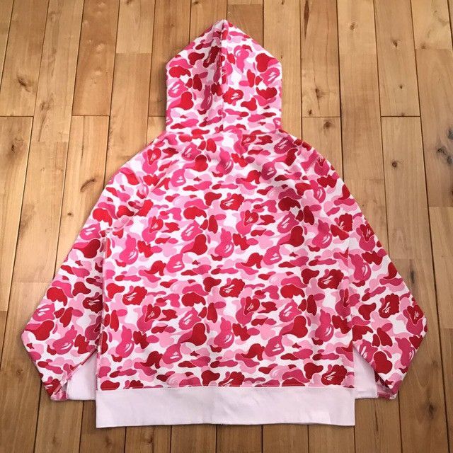 Bape BAPE LOGO ABC camo pink full zip hoodie a bathing ape Size US M / EU 48-50 / 2 - 3 Thumbnail