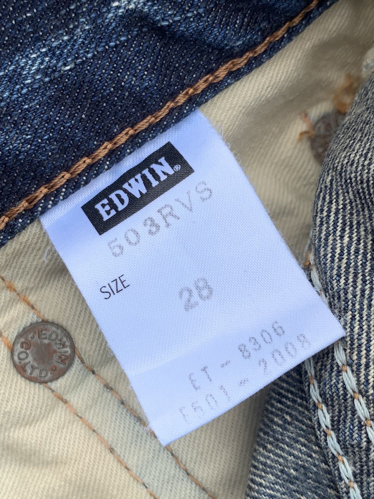 Edwin EDWIN DISTRESSED CUSTOM PAINT SPLATTER JEANS Size US 30 / EU 46 - 9 Thumbnail