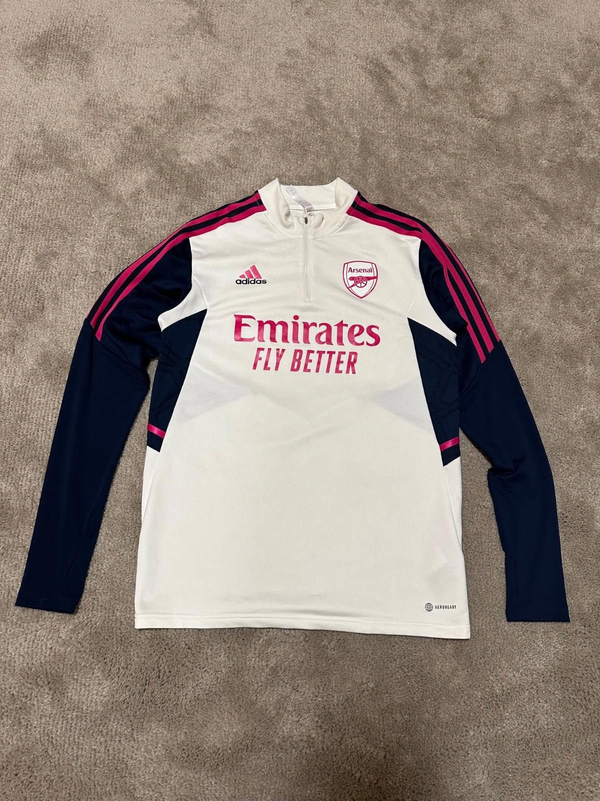 Adidas Arsenal Jacket 2021/2022 Sweatshirt Football Training Track Size US M / EU 48-50 / 2 - 1 Thumbnail