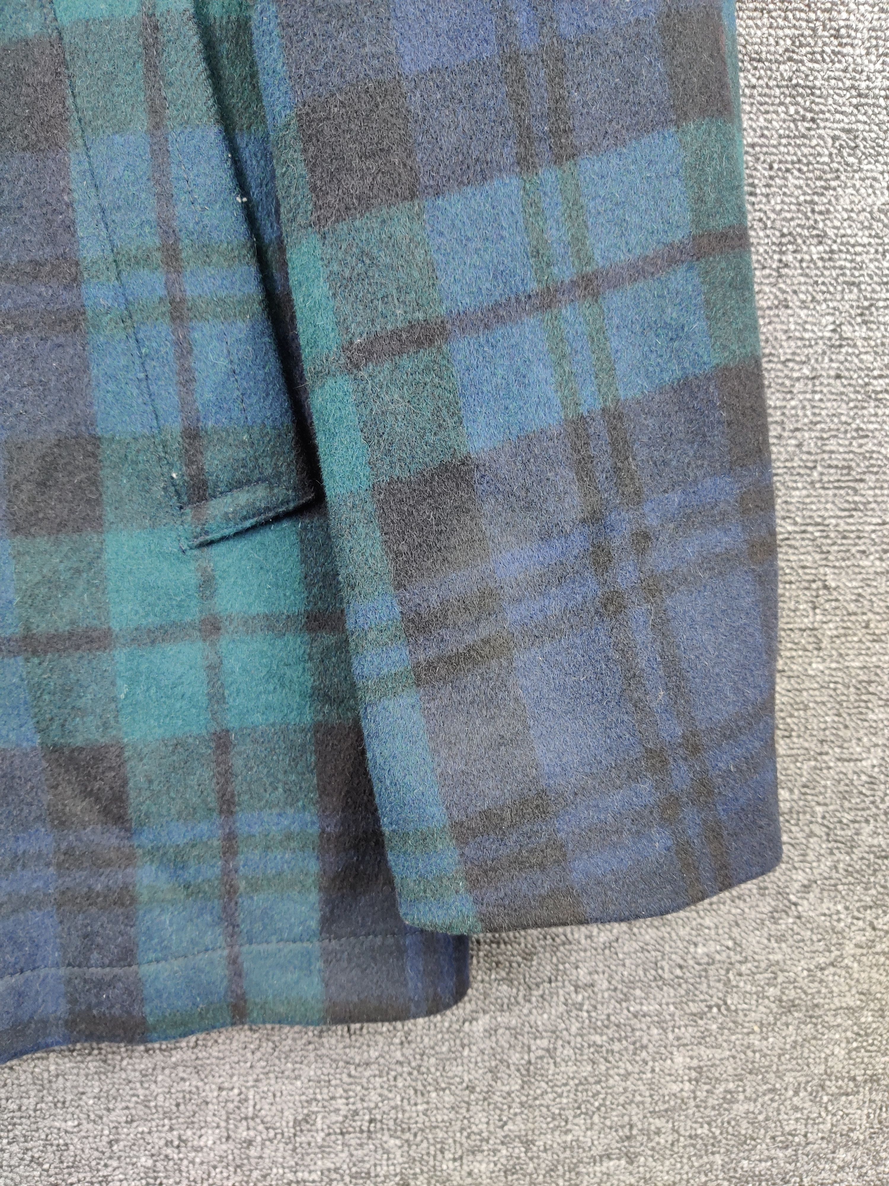 J.W. Anderson Uniqlo Wool Checked Double Breasted Coat
