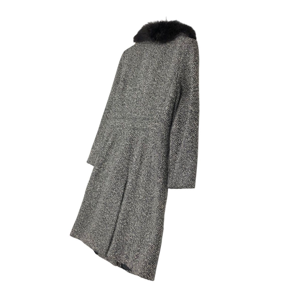 Vintage 🔥VINTAGE LONG JACKET WOOL SPORTMAX ITALY MINK FUR COLLAR Size M / US 6-8 / IT 42-44 - 12 Thumbnail