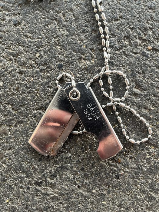 Carol Christian Poell CCP REFERENCE RAZOR BLADE NECKLACE | Grailed