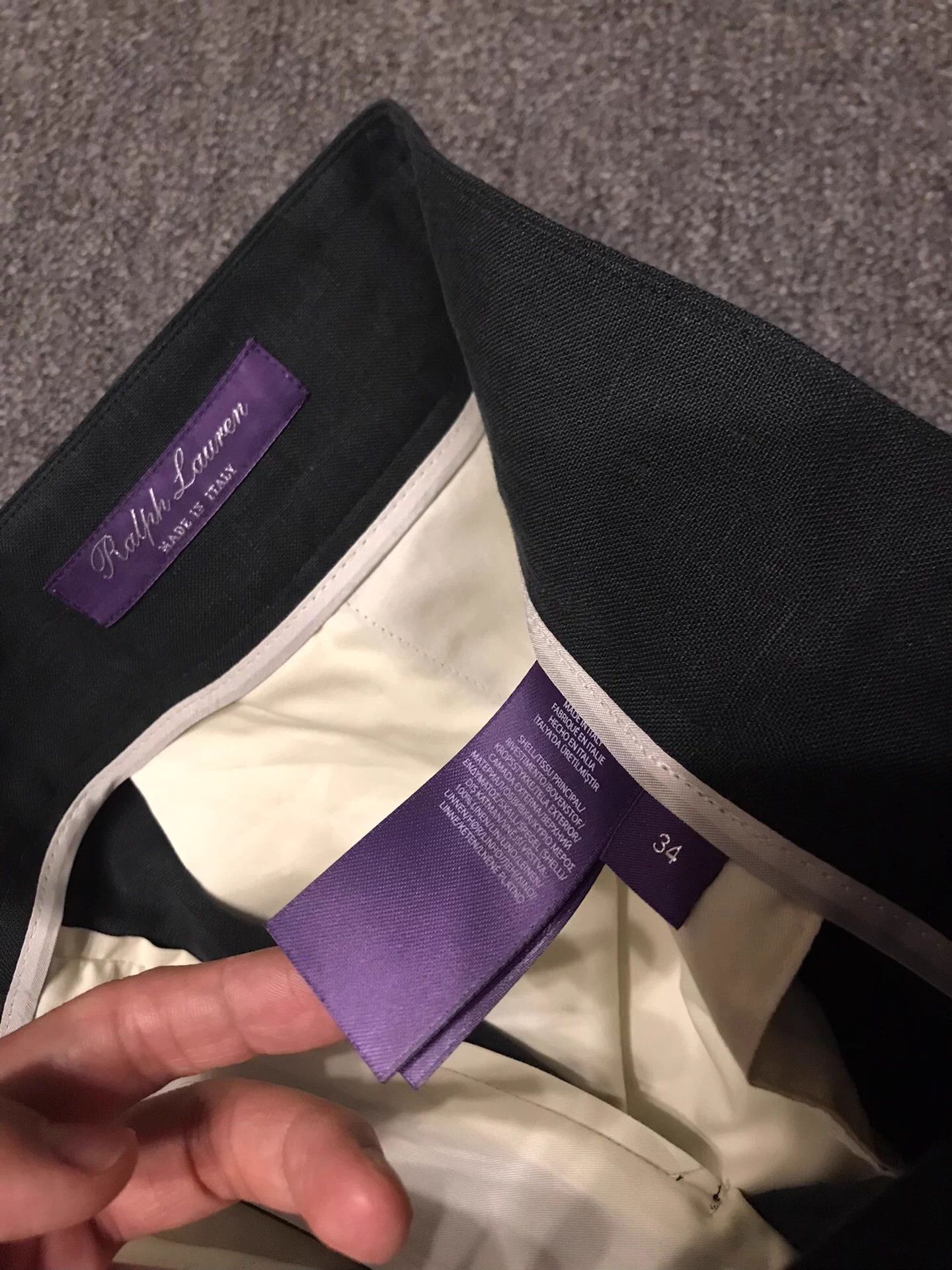 Polo Ralph Lauren Ralph Lauren Purple Label Linen Shorts 34 Emerald Size US 34 / EU 50 - 3 Thumbnail