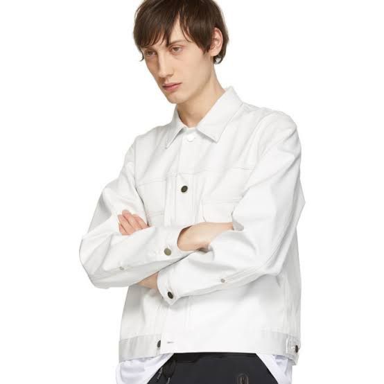 Comme des Garcons White Water-Resistant Pleated Jacket Size US M / EU 48-50 / 2 - 4 Thumbnail