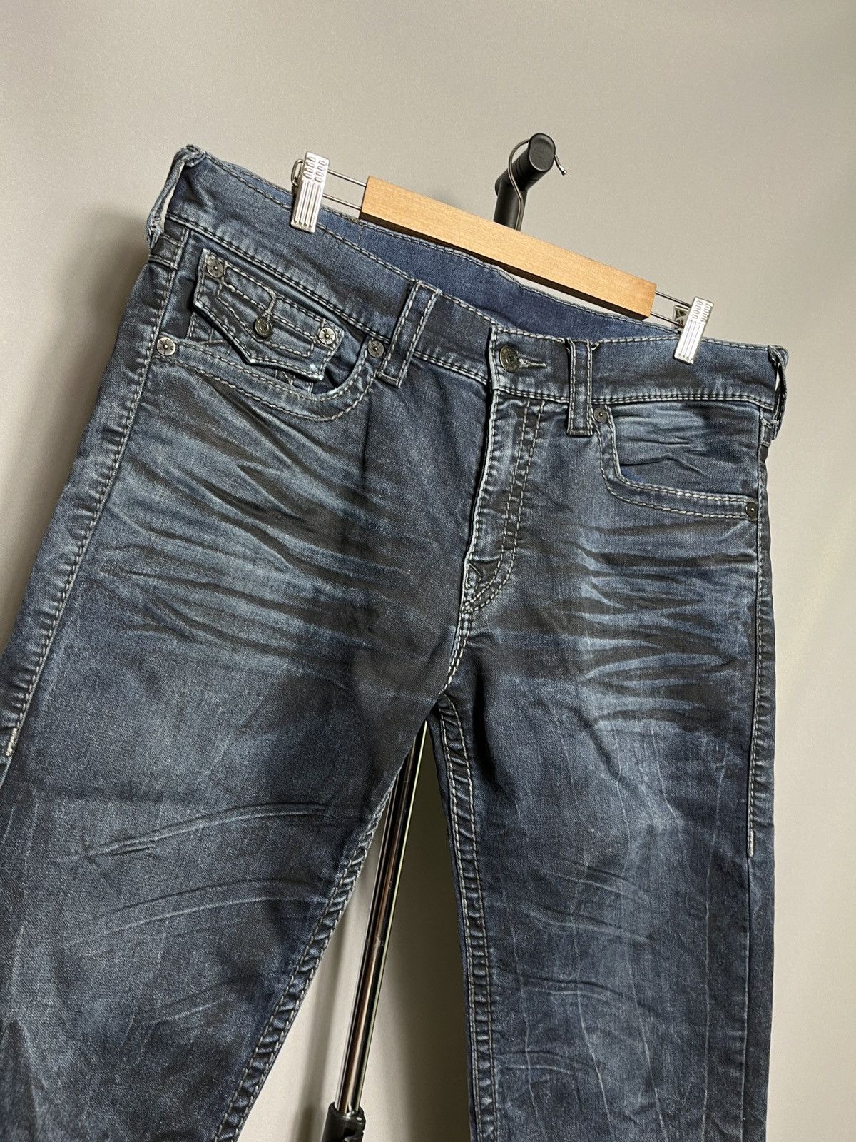 True Religion True Religion Men's Section Slim Blue Pants Navy Size US 36 / EU 52 - 2 Thumbnail