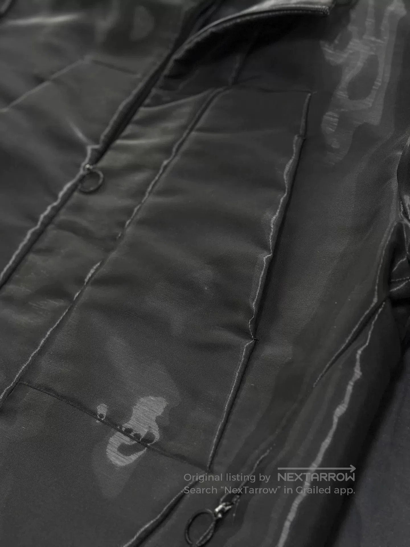 Balenciaga Balenciaga Deconstructed Liquid Metal Jacket. Size US S / EU 44-46 / 1 - 6 Thumbnail