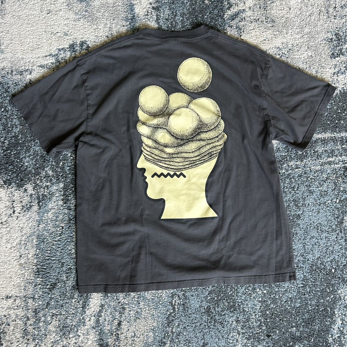 Brain Dead 2023 PUFF PRiNT BRAiN GROWTH CHARCOAL ANTHRACiTE PALE NEON Size US L / EU 52-54 / 3 - 13 Thumbnail