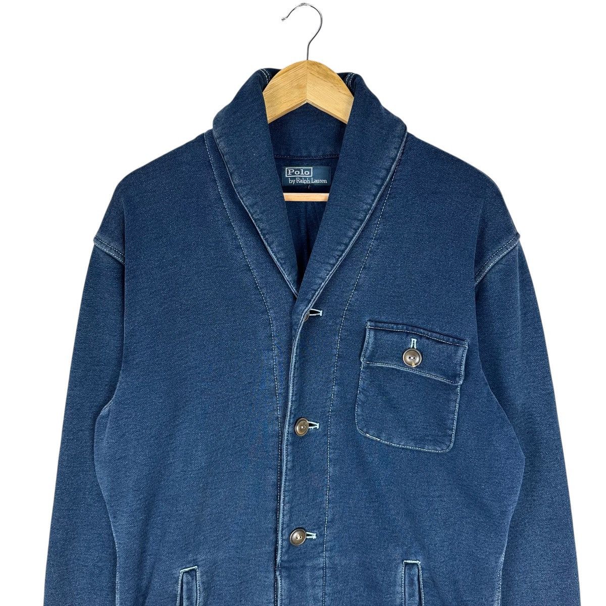 Polo Ralph Lauren POLO RL USN SHAWL COLLAR INDIGO JACKET Size US L / EU 52-54 / 3 - 3 Thumbnail