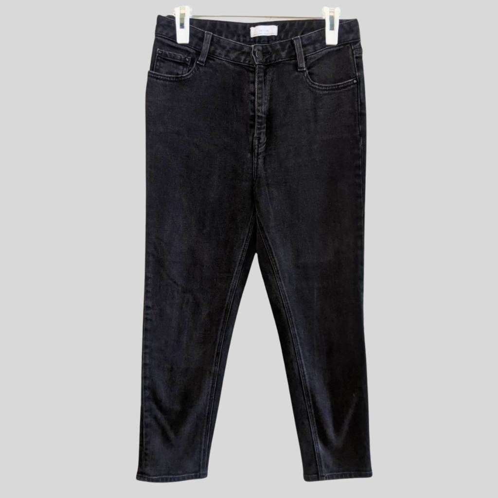 Oak + Fort Oak + Fort Black Slim Fit High-Rise Jeans Size 27 Women’s St Size 27" / US 4 / IT 40 - 1 Thumbnail