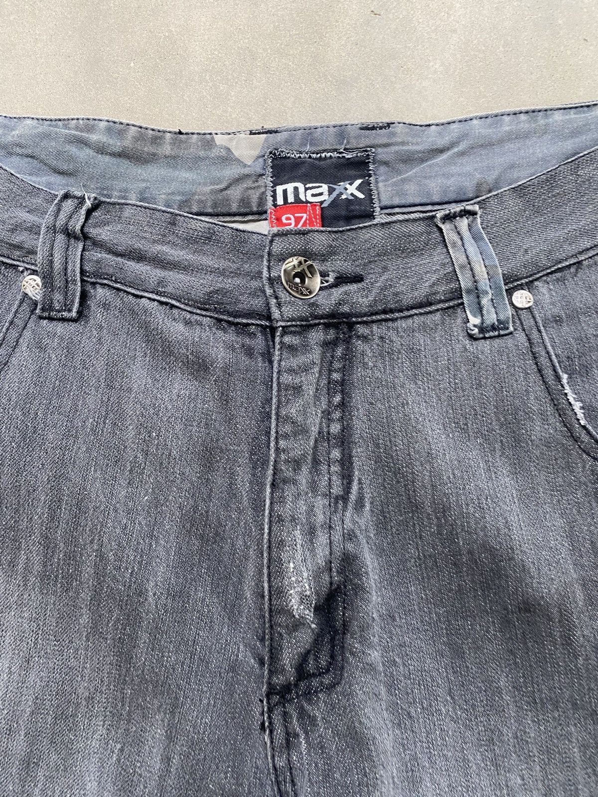 Vintage Grey Baggy Jorts Size US 41 - 3 Thumbnail