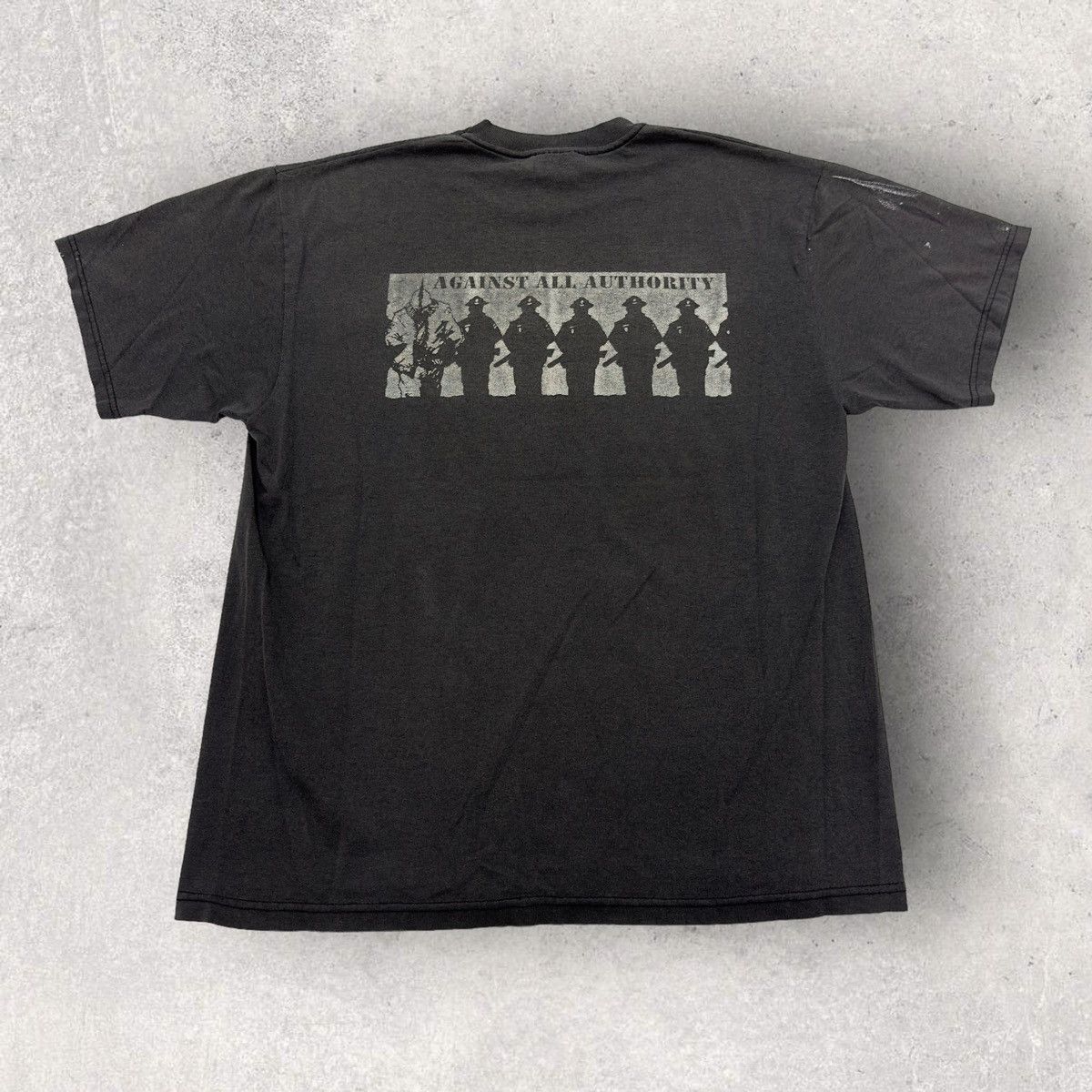 Band Tees × Hanes × Vintage Vintage Against All Authority tee Size US L / EU 52-54 / 3 - 1 Thumbnail