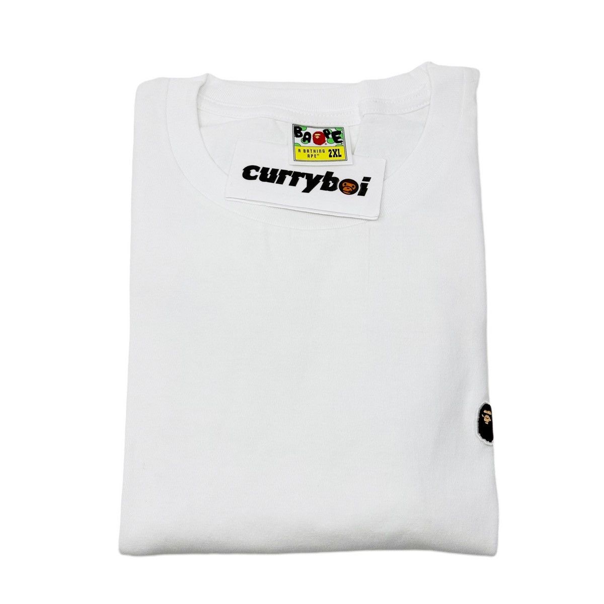 Bape BAPE Ape Head One Point Tee White Size US XXL / EU 58 / 5 - 4 Thumbnail