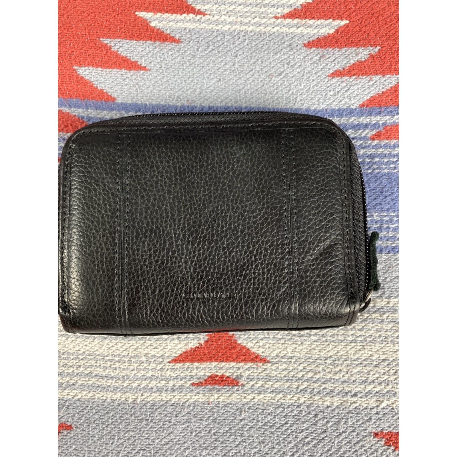 Kenneth Cole Kenneth Cole Reaction Wallet Black Leather Zip-Around Womens Size ONE SIZE - 2 Thumbnail