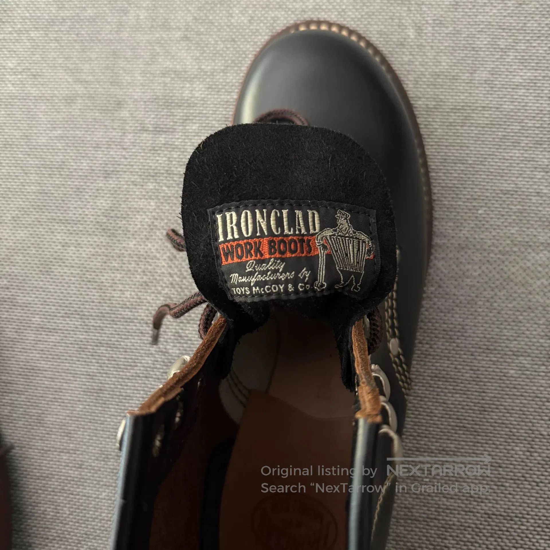 TOYS McCOY Toys McCoy 7E Leather Railroad Boots. Size US 7 / EU 40 - 6 Thumbnail