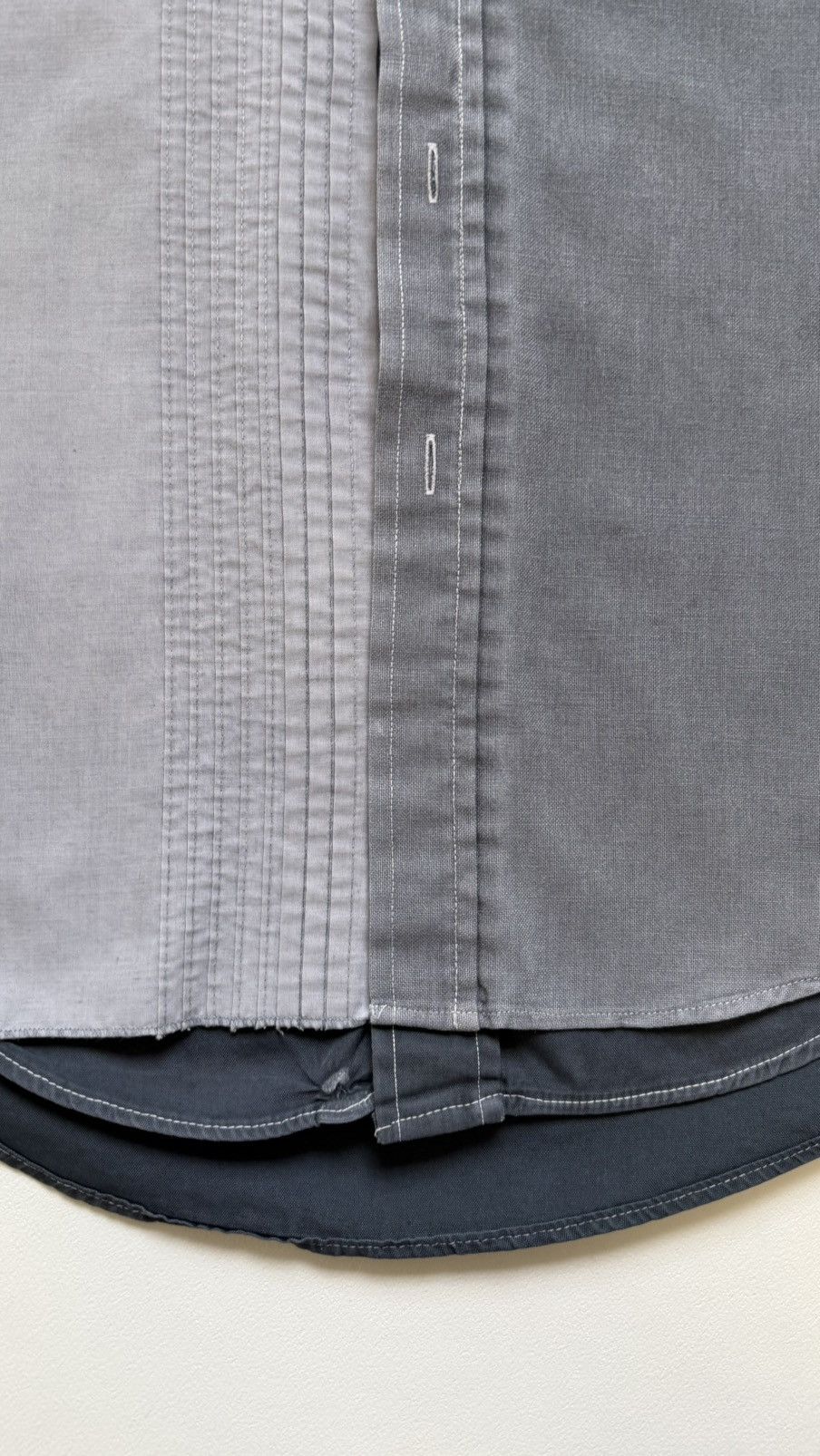 Maison Margiela S/S 04 ⓪ ① ⓪ Thrashed Artisanal Reworked Shirt Size US M / EU 48-50 / 2 - 15 Thumbnail