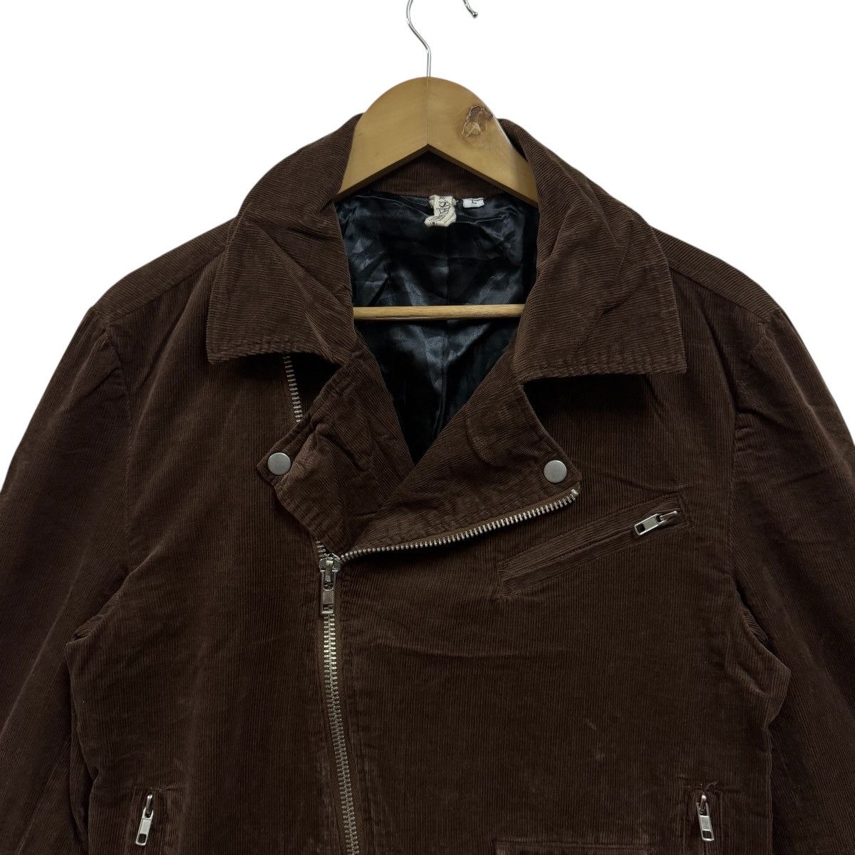 Japanese Brand Hikari Shoji Sm Sadhu Biker Jacket Vkei Style Corduroy Size US S / EU 44-46 / 1 - 4 Thumbnail
