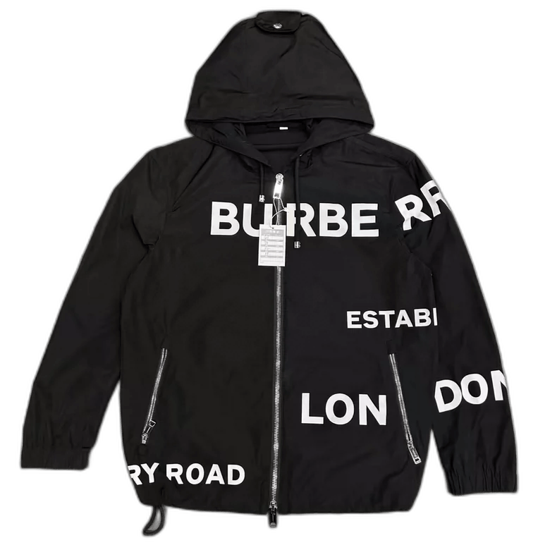 Burberry Burberry Black and White Jacket with Hood-yf Size US M / EU 48-50 / 2 - 1 Thumbnail
