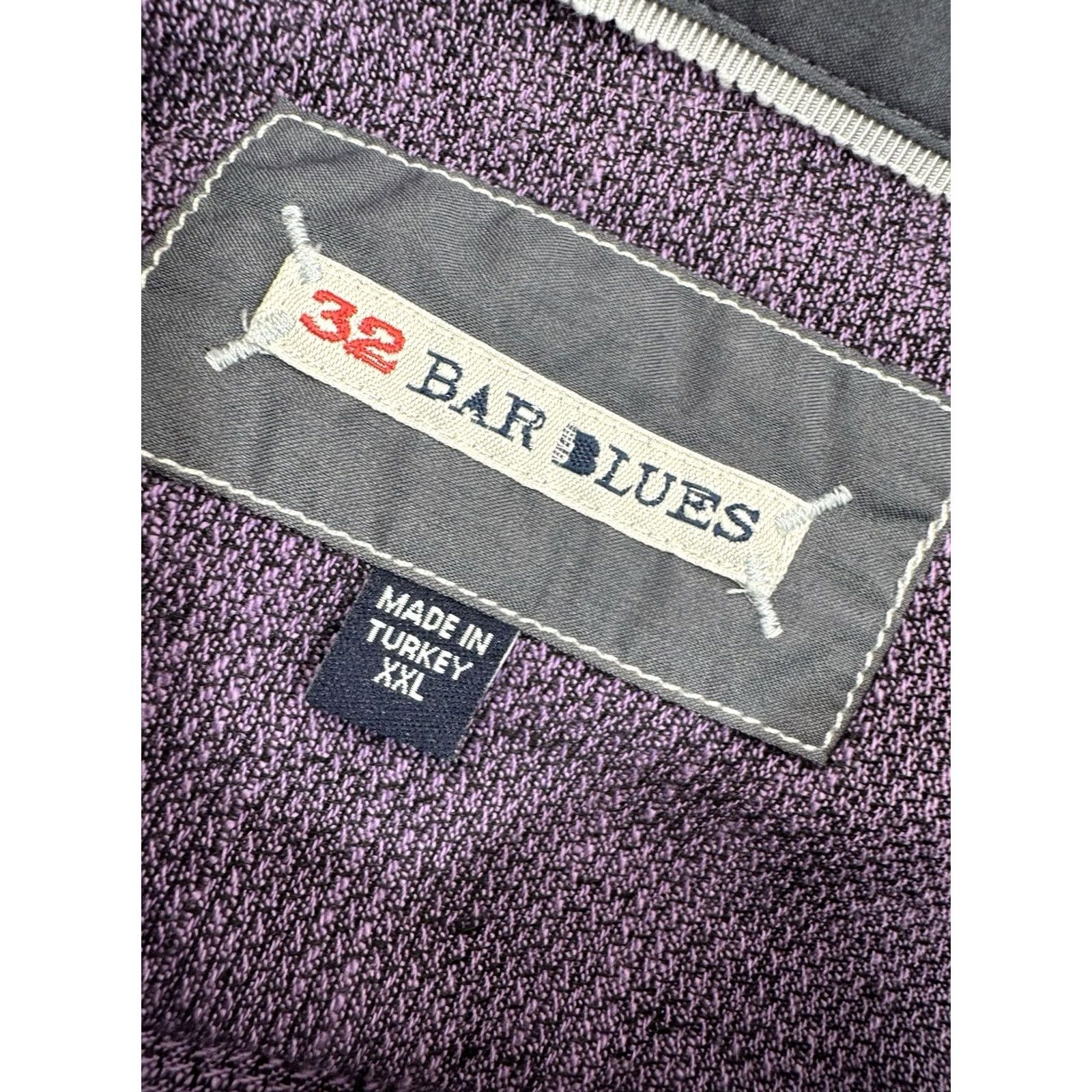 Vintage 32 Bar Blues Shirt Mens XXL Linen Purple 2XL Button-Up Long Sleeve 32 Bar Blues Shirt Mens XXL Linen Purple 2XL Button-Up Long Sleeve Vintage? Size US XXL / EU 58 / 5 - 4 Thumbnail