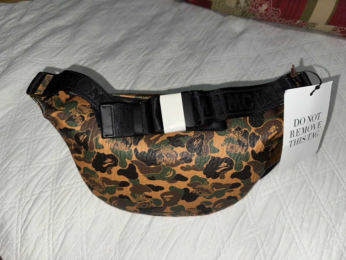 Bape × MCM Bape x MCM Stark Belt Bag | Grailed