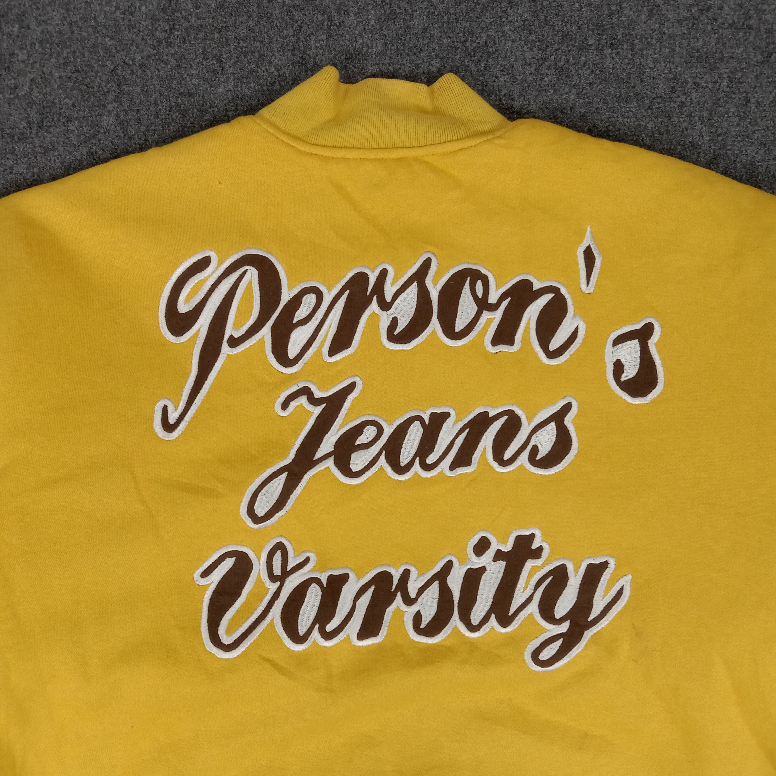 PERSON'S × Vintage Person's Jeans Japanese Brand Varsity Sweater Size US L / EU 52-54 / 3 - 2 Thumbnail