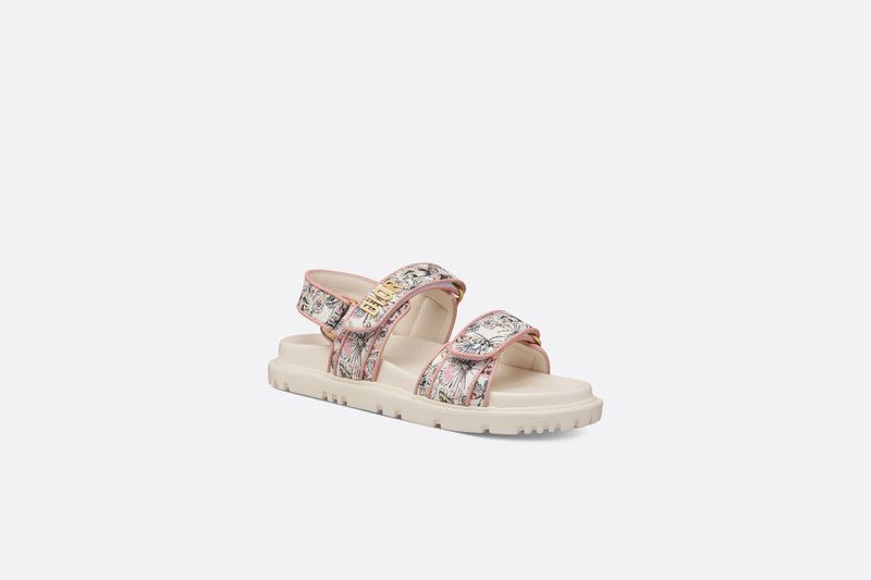 Dior o1w1db10426 KCQ868 Dioract Sandals in White/Multicolor Size US 9.5 / IT 39.5 - 5 Thumbnail
