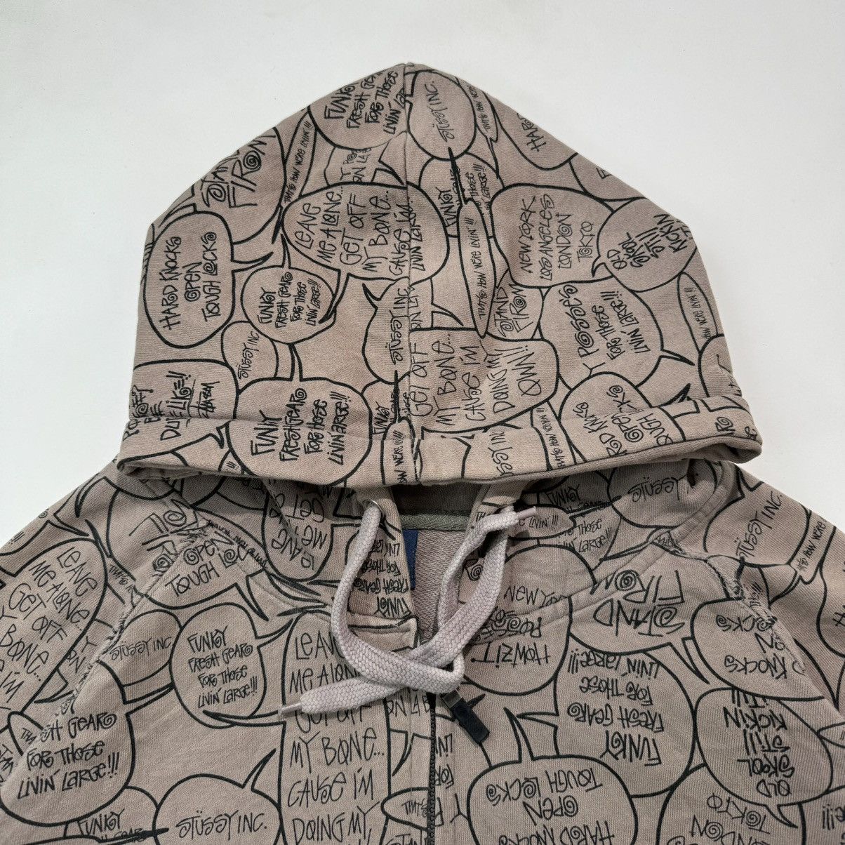 Stussy Stussy fullprint comics zip hoodie Size US XL / EU 56 / 4 - 5 Thumbnail