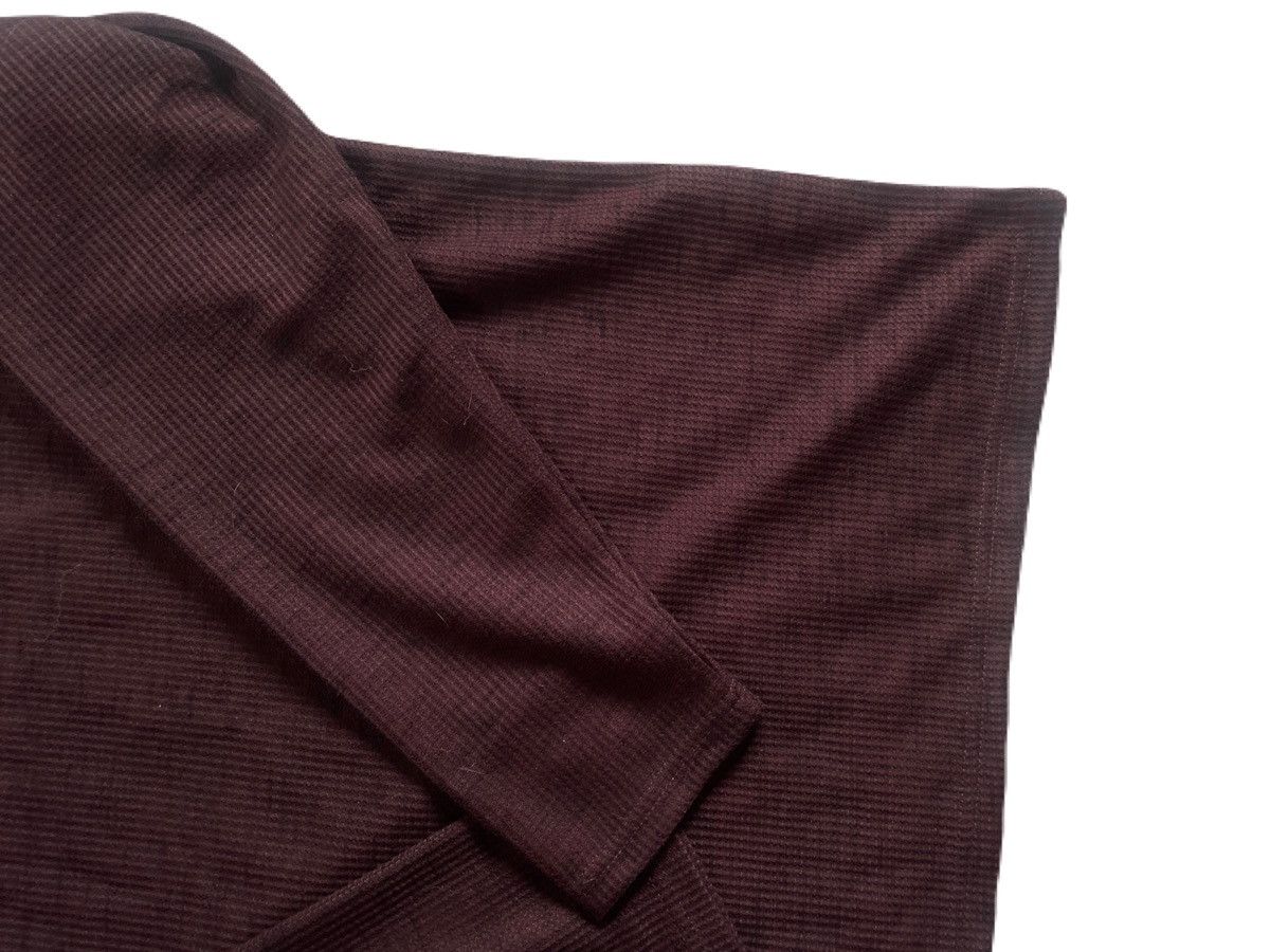 2000s Japanese archive Vkei Button V-Neck Long Sleeve Tee