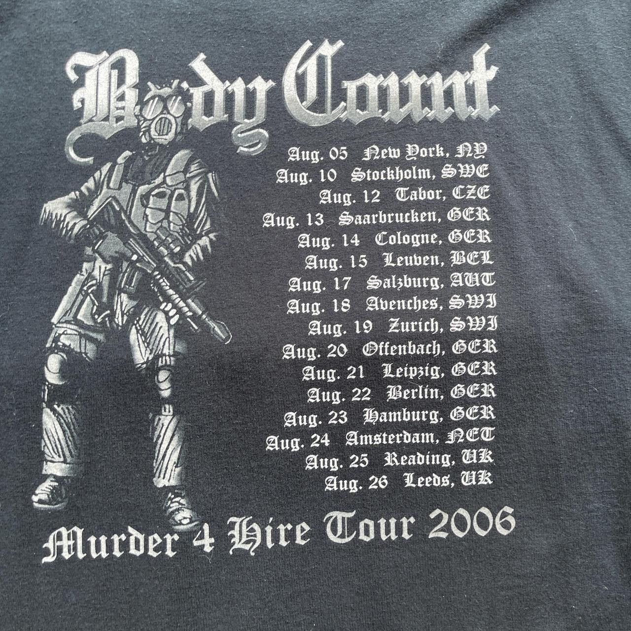 Vintage Vintage 90s body count will kill 4 money Rare Ice-T Shirt Size US L / EU 52-54 / 3 - 5 Thumbnail