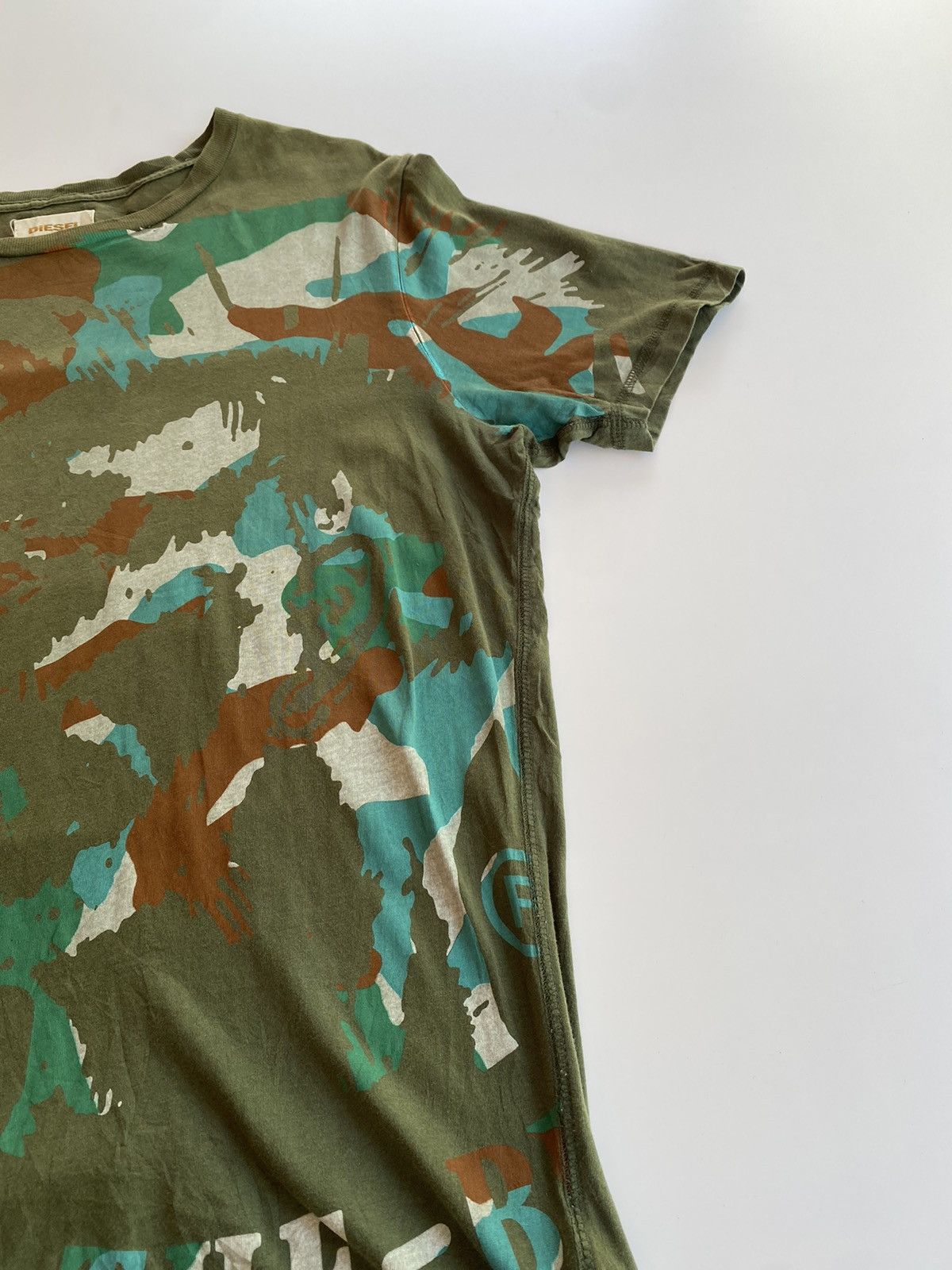 Diesel × Vintage Vintage Diesel Tee Camo Green Size US M / EU 48-50 / 2 - 3 Thumbnail