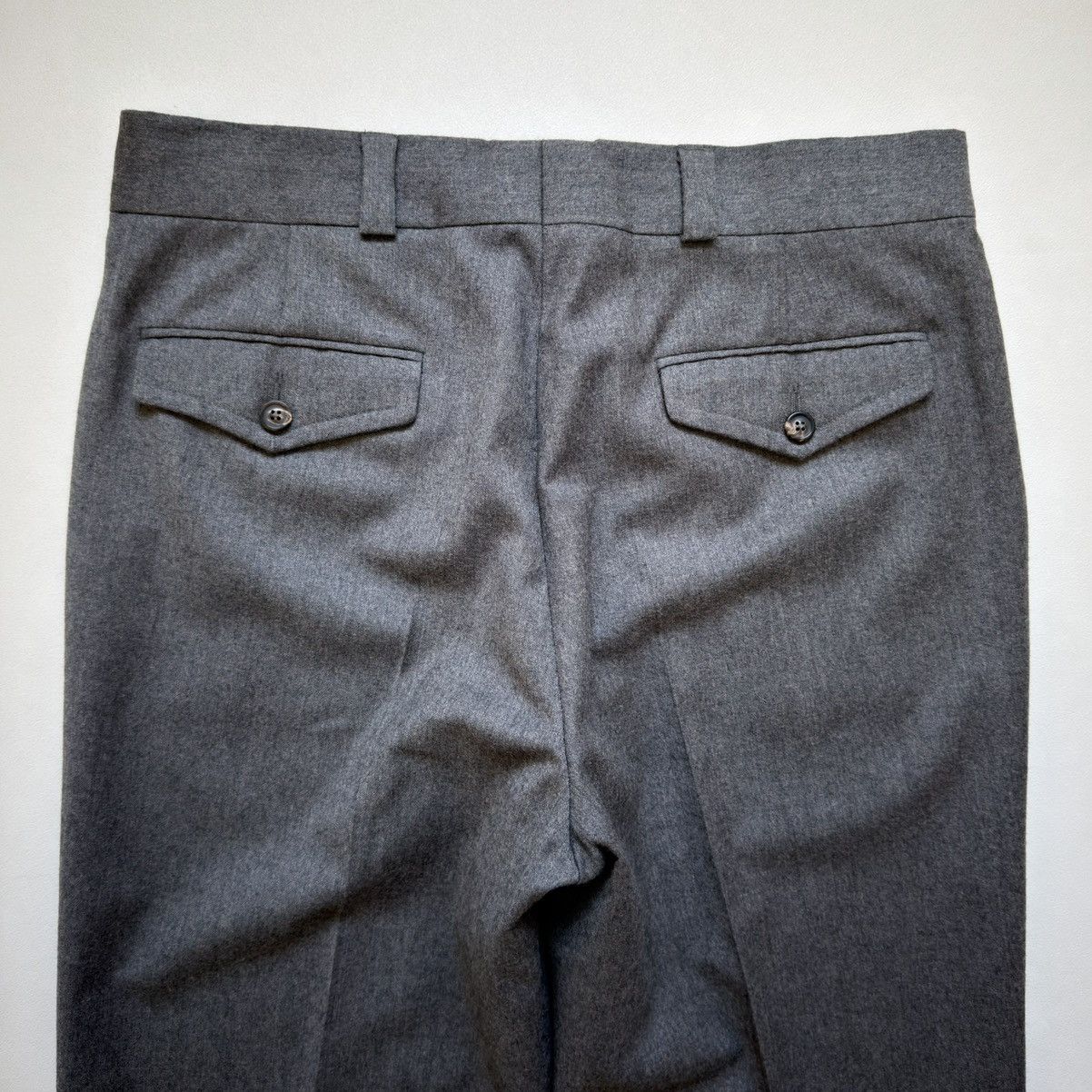 Maison Margiela A/W 07 Straight Leg Gray Wool Trousers Size US 32 / EU 48 - 11 Thumbnail