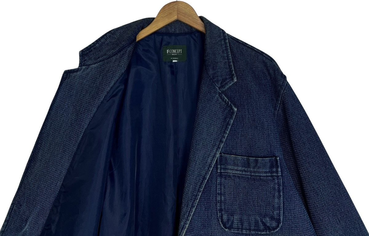Japanese Brand Vintage Indigo Workwear Chore Jacket Size US XL / EU 56 / 4 - 3 Thumbnail