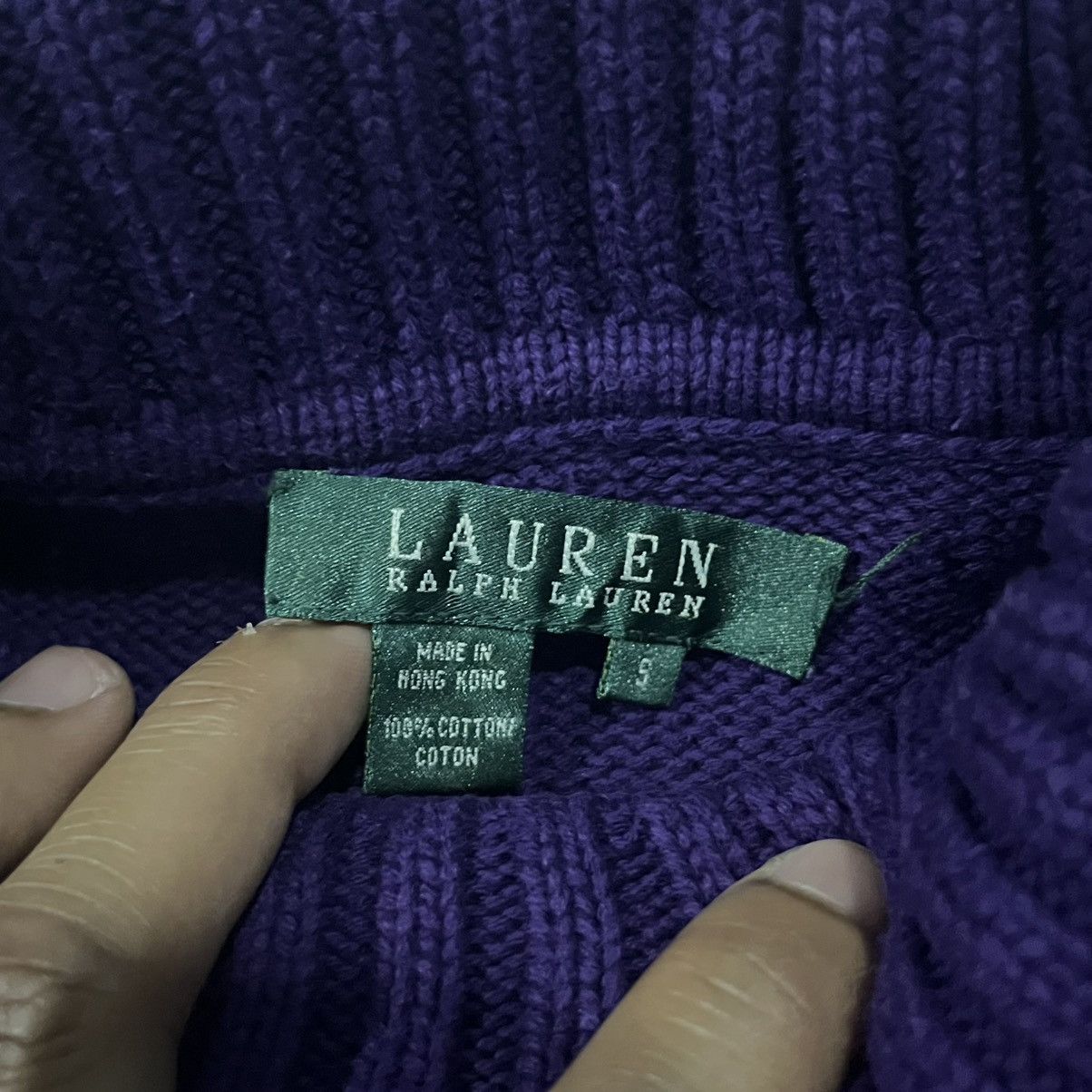 Lauren Ralph Lauren Lauren Ralph Lauren RLL Purple Turtlekneck Size S / US 4 / IT 40 - 5 Thumbnail